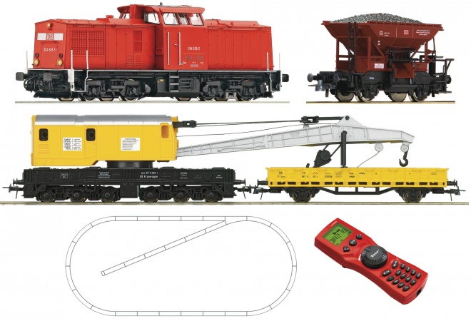 Digital Starter Set with Diesel Locomotive BR 204 and maintanance train<br /><a href='images/pictures/Roco/227056.jpg' target='_blank'>Full size image</a>